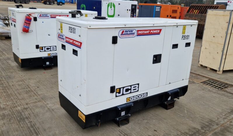 2023 JCB G20QS Generators For Auction: Leeds – 22nd, 23rd, 24th & 25th January 25 @ 8:00am full