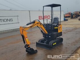 Unused 2024 JPC HT12 Micro Excavators For Auction: Leeds – 22nd, 23rd, 24th & 25th January 25 @ 8:00am