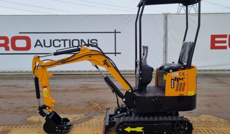 Unused 2024 JPC HT12 Micro Excavators For Auction: Leeds – 22nd, 23rd, 24th & 25th January 25 @ 8:00am full