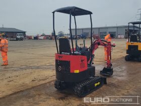 Unused 2024 JPC HT12 Micro Excavators For Auction: Leeds – 22nd, 23rd, 24th & 25th January 25 @ 8:00am full