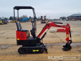 Unused 2024 JPC HT12 Micro Excavators For Auction: Leeds – 22nd, 23rd, 24th & 25th January 25 @ 8:00am full