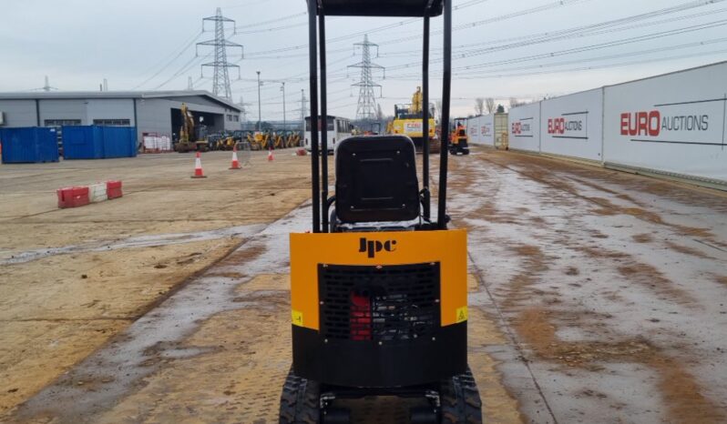 Unused 2024 JPC HT12 Micro Excavators For Auction: Leeds – 22nd, 23rd, 24th & 25th January 25 @ 8:00am full