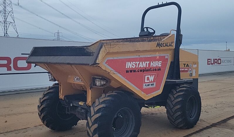 2018 Mecalac TA9 Site Dumpers For Auction: Leeds – 22nd, 23rd, 24th & 25th January 25 @ 8:00am