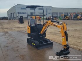 Unused 2024 JPC HT12 Micro Excavators For Auction: Leeds – 22nd, 23rd, 24th & 25th January 25 @ 8:00am full