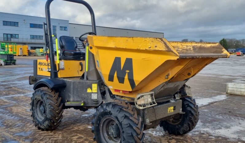 2022 Mecalac TA3SH Site Dumpers For Auction: Leeds – 22nd, 23rd, 24th & 25th January 25 @ 8:00am full