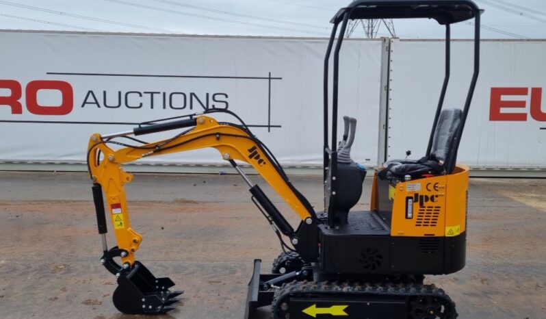 Unused 2024 JPC HT12 Micro Excavators For Auction: Leeds – 22nd, 23rd, 24th & 25th January 25 @ 8:00am full