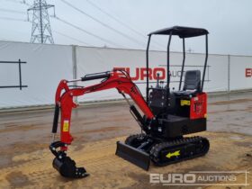 Unused 2024 JPC HT12 Micro Excavators For Auction: Leeds – 22nd, 23rd, 24th & 25th January 25 @ 8:00am