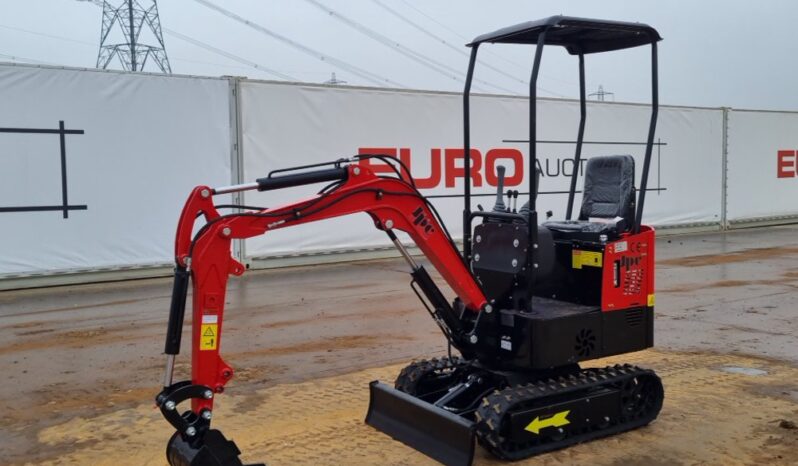 Unused 2024 JPC HT12 Micro Excavators For Auction: Leeds – 22nd, 23rd, 24th & 25th January 25 @ 8:00am