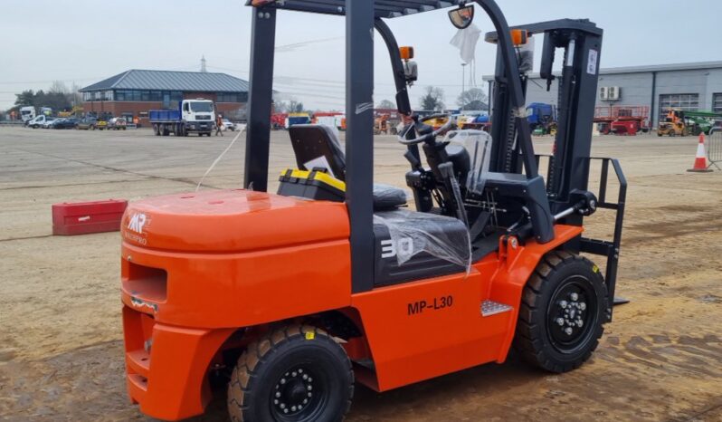 Unused 2024 Machpro MP-L30 Forklifts For Auction: Leeds – 22nd, 23rd, 24th & 25th January 25 @ 8:00am full