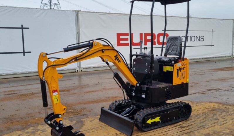 Unused 2024 JPC HT12 Micro Excavators For Auction: Leeds – 22nd, 23rd, 24th & 25th January 25 @ 8:00am