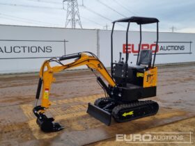 Unused 2024 JPC HT12 Micro Excavators For Auction: Leeds – 22nd, 23rd, 24th & 25th January 25 @ 8:00am