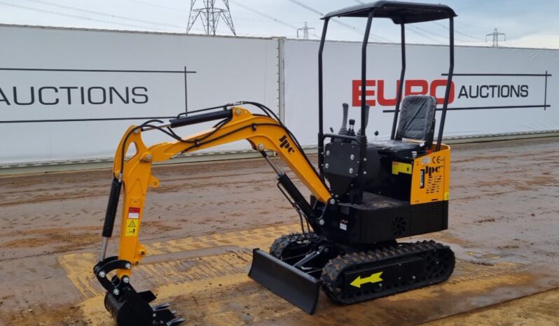 Unused 2024 JPC HT12 Micro Excavators For Auction: Leeds – 22nd, 23rd, 24th & 25th January 25 @ 8:00am