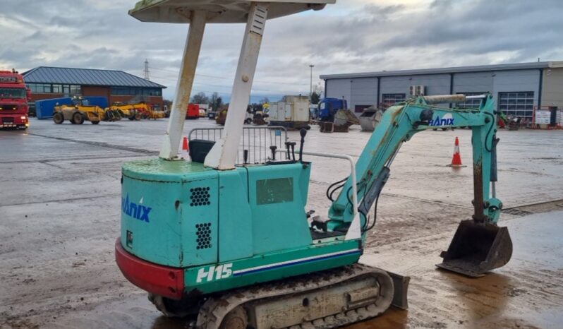 Hanix H15 Mini Excavators For Auction: Leeds – 22nd, 23rd, 24th & 25th January 25 @ 8:00am full