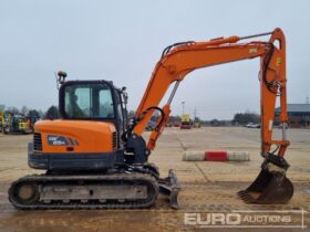 2020 Doosan DX85R-3 6 Ton+ Excavators For Auction: Leeds – 22nd, 23rd, 24th & 25th January 25 @ 8:00am full