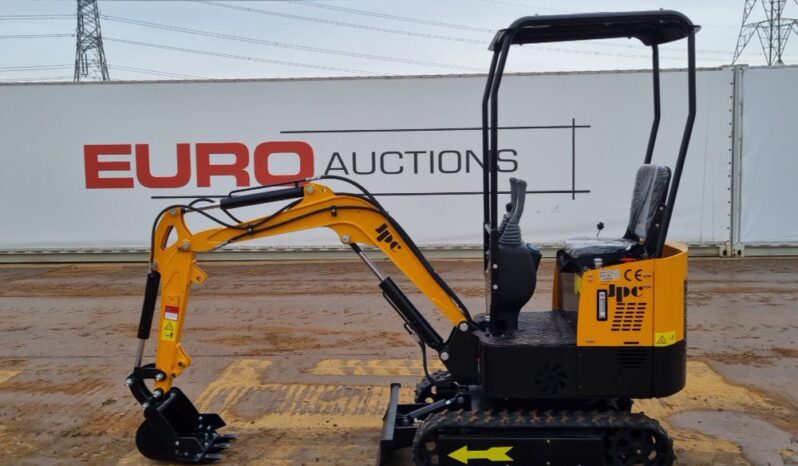 Unused 2024 JPC HT12 Micro Excavators For Auction: Leeds – 22nd, 23rd, 24th & 25th January 25 @ 8:00am full