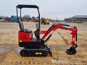 Unused 2024 JPC HT12 Micro Excavators For Auction: Leeds – 22nd, 23rd, 24th & 25th January 25 @ 8:00am full