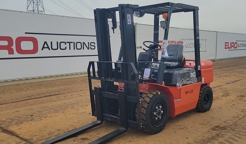 Unused 2024 Machpro MP-L30 Forklifts For Auction: Leeds – 22nd, 23rd, 24th & 25th January 25 @ 8:00am