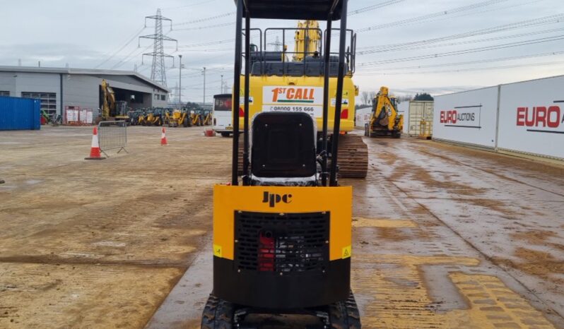 Unused 2024 JPC HT12 Micro Excavators For Auction: Leeds – 22nd, 23rd, 24th & 25th January 25 @ 8:00am full