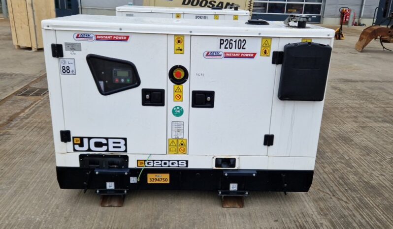 2023 JCB G20QS Generators For Auction: Leeds – 22nd, 23rd, 24th & 25th January 25 @ 8:00am full