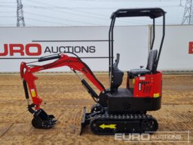 Unused 2024 JPC HT12 Micro Excavators For Auction: Leeds – 22nd, 23rd, 24th & 25th January 25 @ 8:00am full