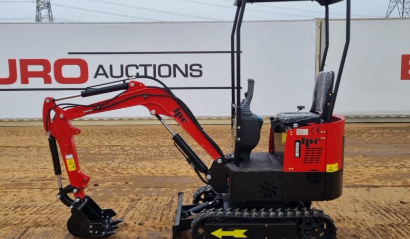 Unused 2024 JPC HT12 Micro Excavators For Auction: Leeds – 22nd, 23rd, 24th & 25th January 25 @ 8:00am full