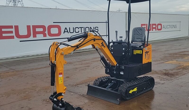 Unused 2024 JPC HT12 Micro Excavators For Auction: Leeds – 22nd, 23rd, 24th & 25th January 25 @ 8:00am