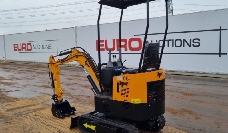 Unused 2024 JPC HT12 Micro Excavators For Auction: Leeds – 22nd, 23rd, 24th & 25th January 25 @ 8:00am full