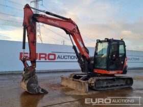 2014 Kubota KX080-4 6 Ton+ Excavators For Auction: Leeds – 22nd, 23rd, 24th & 25th January 25 @ 8:00am