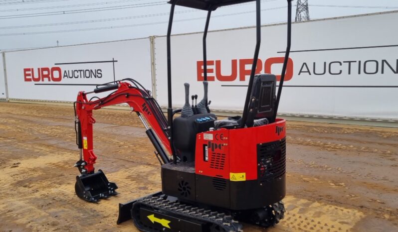 Unused 2024 JPC HT12 Micro Excavators For Auction: Leeds – 22nd, 23rd, 24th & 25th January 25 @ 8:00am full