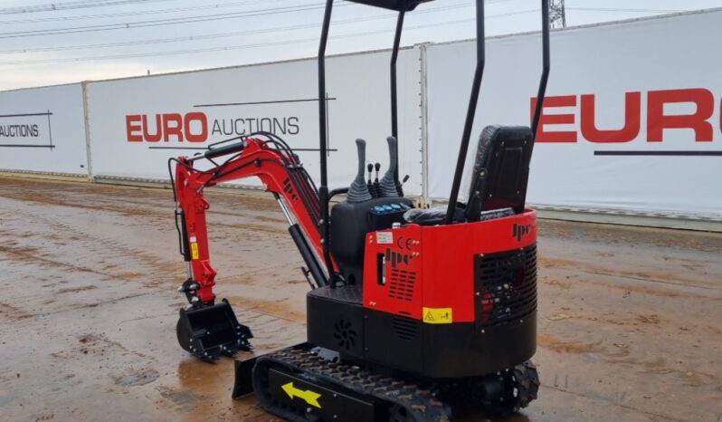 Unused 2024 JPC HT12 Micro Excavators For Auction: Leeds – 22nd, 23rd, 24th & 25th January 25 @ 8:00am full