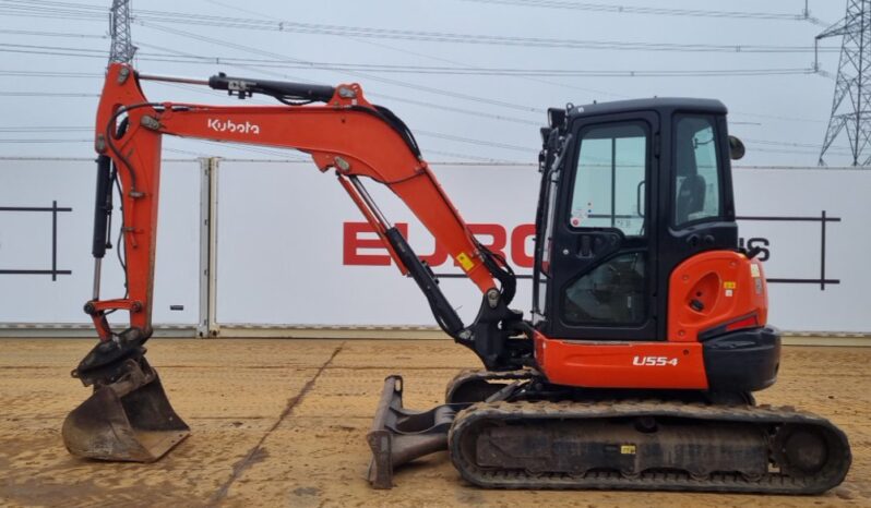 2014 Kubota U55-4 Mini Excavators For Auction: Leeds – 22nd, 23rd, 24th & 25th January 25 @ 8:00am full