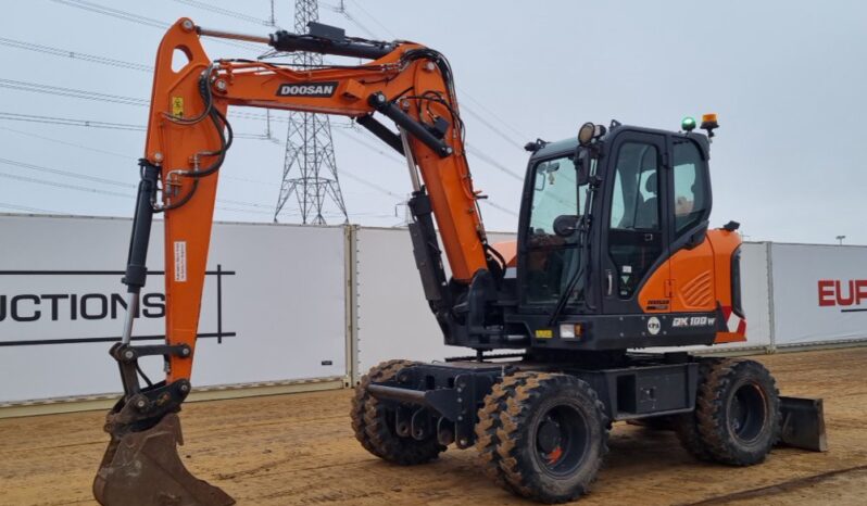 2023 Doosan DX100W-7 Wheeled Excavators For Auction: Leeds – 22nd, 23rd, 24th & 25th January 25 @ 8:00am