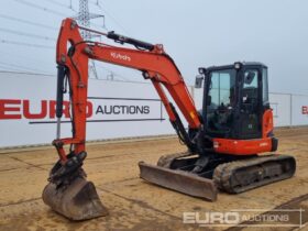 2014 Kubota U55-4 Mini Excavators For Auction: Leeds – 22nd, 23rd, 24th & 25th January 25 @ 8:00am