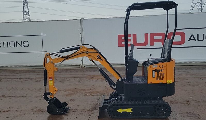 Unused 2024 JPC HT12 Micro Excavators For Auction: Leeds – 22nd, 23rd, 24th & 25th January 25 @ 8:00am full