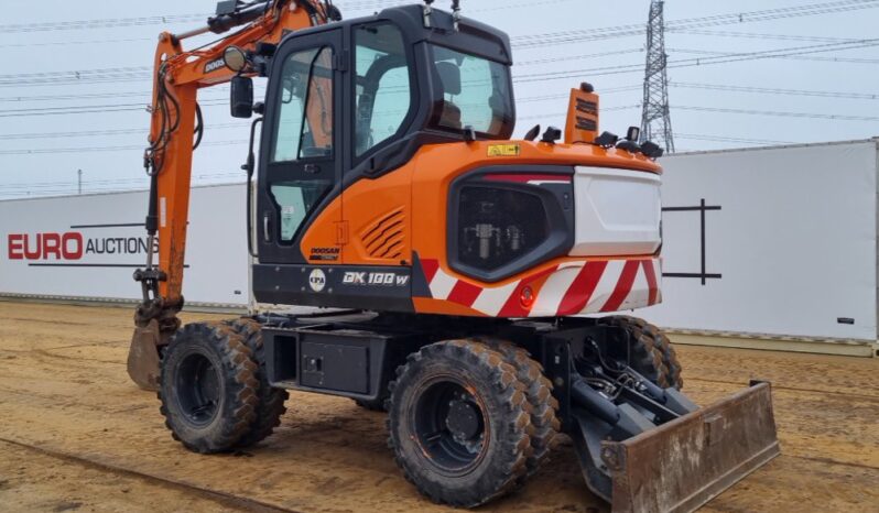 2023 Doosan DX100W-7 Wheeled Excavators For Auction: Leeds – 22nd, 23rd, 24th & 25th January 25 @ 8:00am full