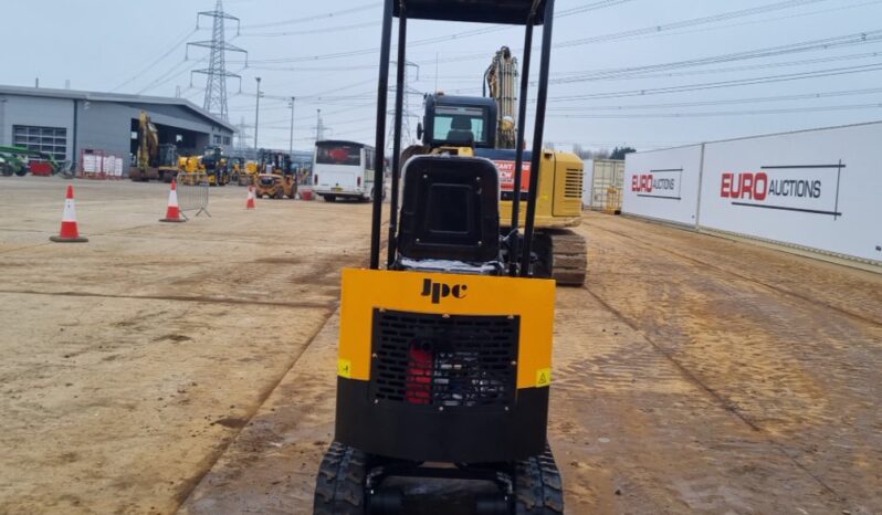 Unused 2024 JPC HT12 Micro Excavators For Auction: Leeds – 22nd, 23rd, 24th & 25th January 25 @ 8:00am full