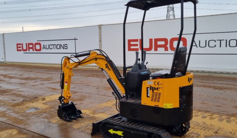 Unused 2024 JPC HT12 Micro Excavators For Auction: Leeds – 22nd, 23rd, 24th & 25th January 25 @ 8:00am full