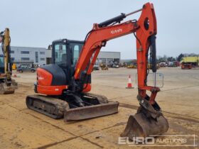 2014 Kubota U55-4 Mini Excavators For Auction: Leeds – 22nd, 23rd, 24th & 25th January 25 @ 8:00am full