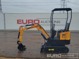 Unused 2024 JPC HT12 Micro Excavators For Auction: Leeds – 22nd, 23rd, 24th & 25th January 25 @ 8:00am full