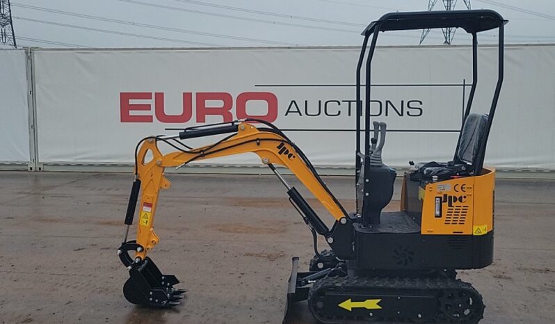 Unused 2024 JPC HT12 Micro Excavators For Auction: Leeds – 22nd, 23rd, 24th & 25th January 25 @ 8:00am full