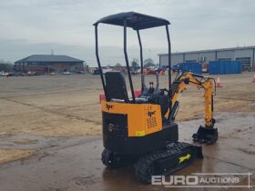 Unused 2024 JPC HT12 Micro Excavators For Auction: Leeds – 22nd, 23rd, 24th & 25th January 25 @ 8:00am full