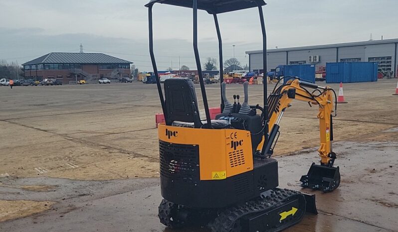 Unused 2024 JPC HT12 Micro Excavators For Auction: Leeds – 22nd, 23rd, 24th & 25th January 25 @ 8:00am full