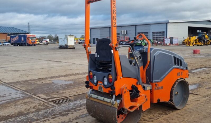 2014 Hamm HD8VV Rollers For Auction: Leeds – 22nd, 23rd, 24th & 25th January 25 @ 8:00am full