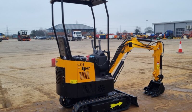 Unused 2024 JPC HT12 Micro Excavators For Auction: Leeds – 22nd, 23rd, 24th & 25th January 25 @ 8:00am full