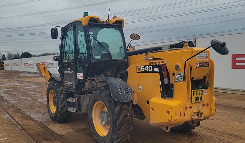 2022 JCB 540-180 Hi Viz Telehandlers For Auction: Leeds – 22nd, 23rd, 24th & 25th January 25 @ 8:00am full