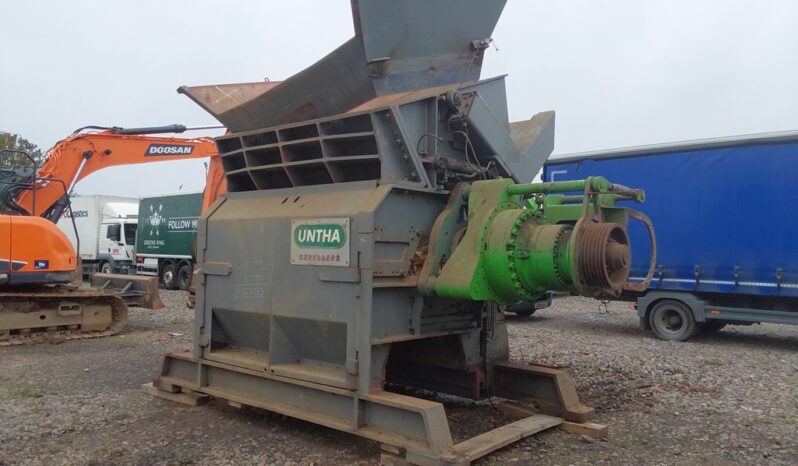 1 UNTHA XR2000S STATIC WASTE SHREDDER For Auction on 2024-12-29 For Auction on 2024-12-29