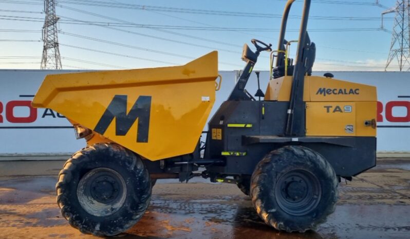 2019 Mecalac TA9 Site Dumpers For Auction: Leeds – 22nd, 23rd, 24th & 25th January 25 @ 8:00am full