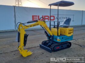 Unused 2024 DigMaster DM100 Micro Excavators For Auction: Leeds – 22nd, 23rd, 24th & 25th January 25 @ 8:00am