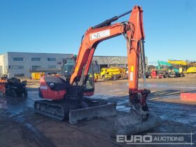 2022 Kubota KX080-4A2 6 Ton+ Excavators For Auction: Leeds – 22nd, 23rd, 24th & 25th January 25 @ 8:00am full