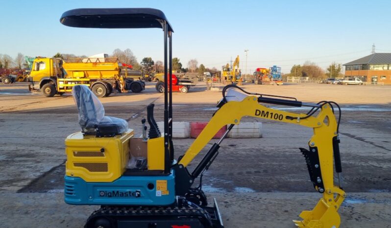 Unused 2024 DigMaster DM100 Micro Excavators For Auction: Leeds – 22nd, 23rd, 24th & 25th January 25 @ 8:00am full